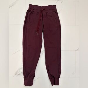 Women’s Burgundy Joggers